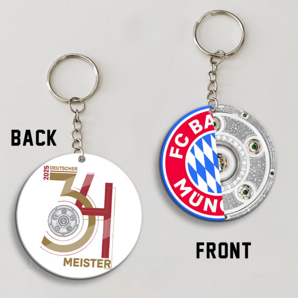 FC Bayern München Custom Shape 2-sided Keychain - MAITM 10894