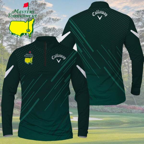 Golf Masters Tournament x CALW Long Sleeve Quarter Zip Jersey - MAITM 10993