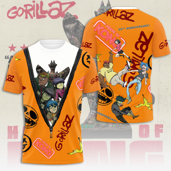 Gorillaz Band 3D Apparel - GNE 3494