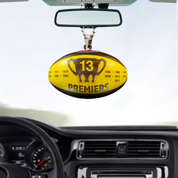 Hawthorn FC Custom Shape 2-sided Acrylic Car Ornament - MAITM 10900