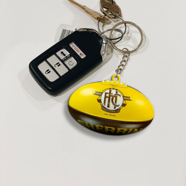 Hawthorn FC Custom Shape 2-sided Keychain - MAITM 10901