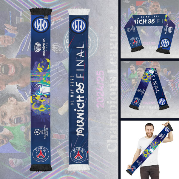 Paris Saint-Germain Ruffneck Soccer Scarf - MAITM 11075