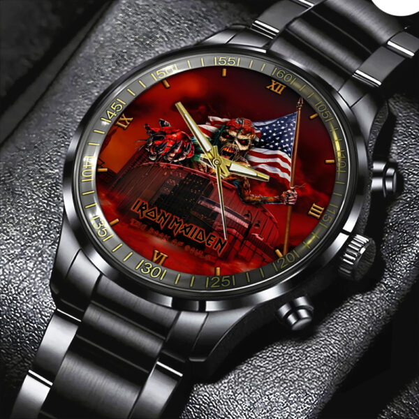 IRMA Black Stainless Steel Watch - GNE NEW340