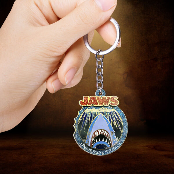 Jaws Custom Shape 2-sided Keychain - GNE NEW333