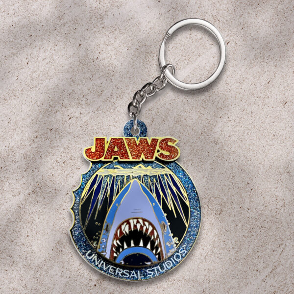 Jaws Custom Shape 2-sided Keychain - GNE NEW333