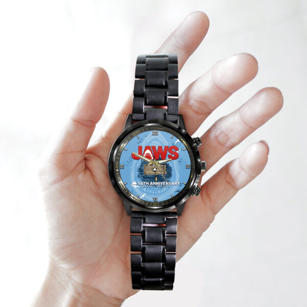 Jaws Black Stainless Steel Watch - GNE NEW332