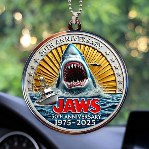 Jaws Custom Shape 2-sided Acrylic Car Ornament – HOATT 10158
