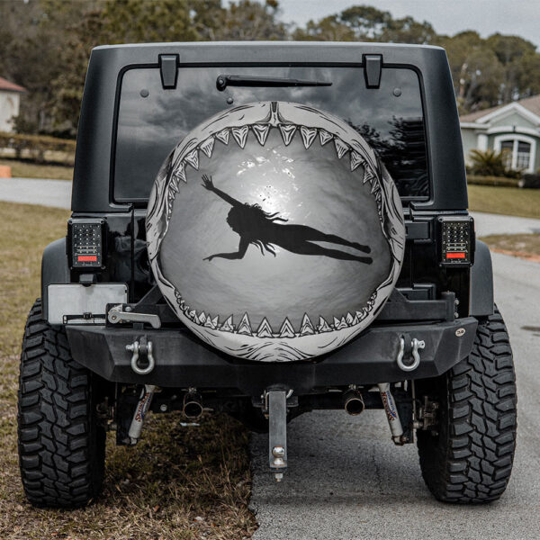 Jaws Car Tire Cover - TANTN 12607