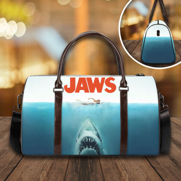 Jaws Leather Duffle Bag - MAITM 11230