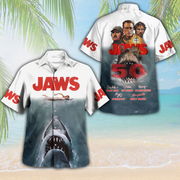 Jaws 3D Hawaiian Shirt - MAITM 10907