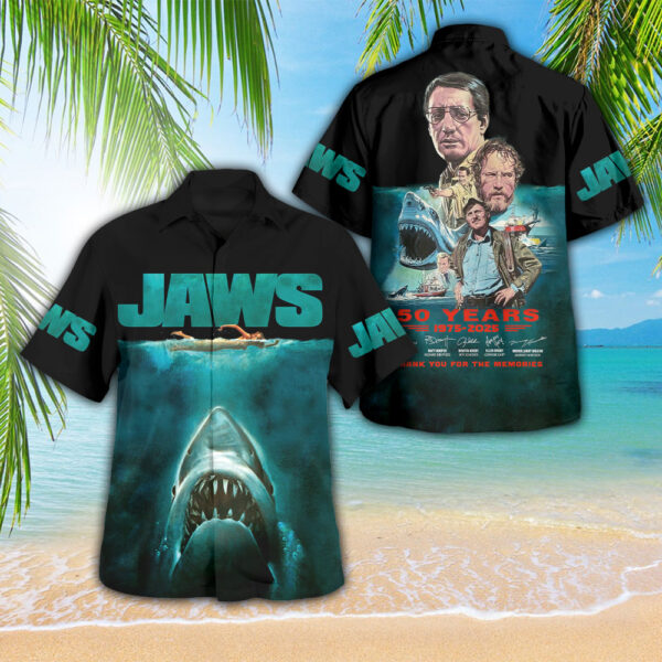 Jaws 3D Hawaiian Shirt - HOATT 10184