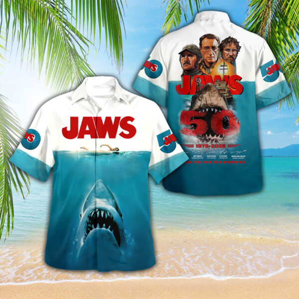 Jaws 3D Hawaiian Shirt - HOATT 10185