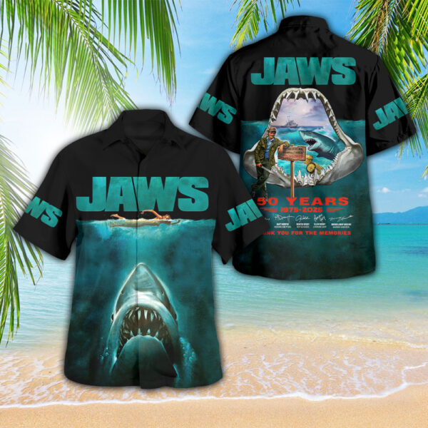 Jaws 3D Hawaiian Shirt - HOATT 10186
