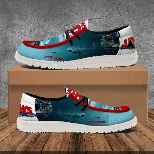 Jaws Custom Hey Dude Shoes - TANTN 13101