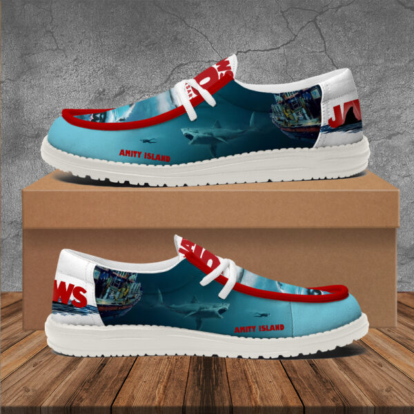 Jaws Custom Hey Dude Shoes - TANTN 13101