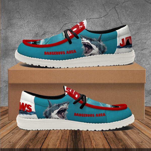 Jaws Custom Hey Dude Shoes - TANTN 13102