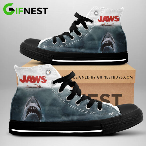 Jaws High Top Canvas Shoes - MAITM 11134