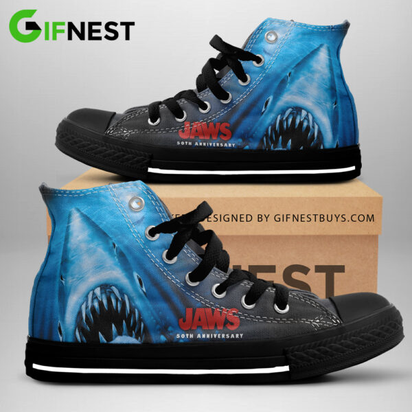 Jaws High Top Canvas Shoes - MAITM 11140