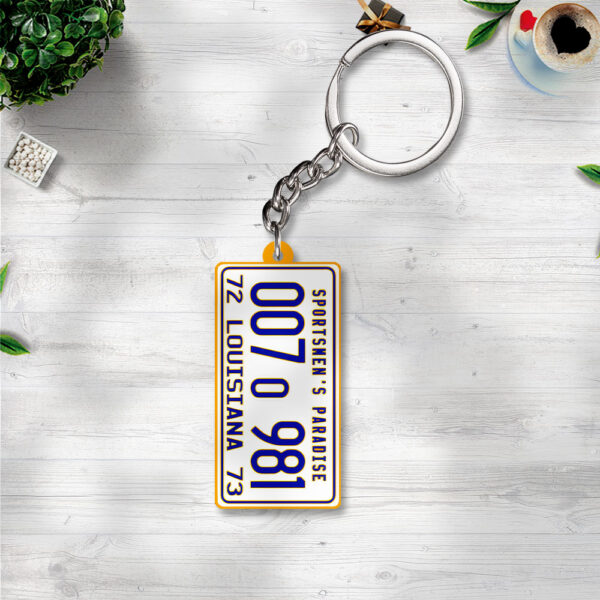 Jaws Custom Shape 2-sided Keychain - GNE 3356