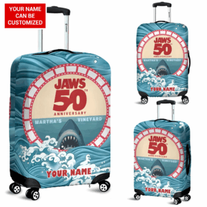 Personalized Jaws Luggage Cover - TANTN 12542