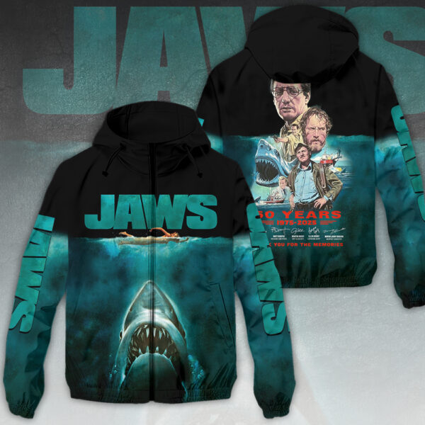 Jaws 3D Windbreaker Jacket - HOATT 10568.1