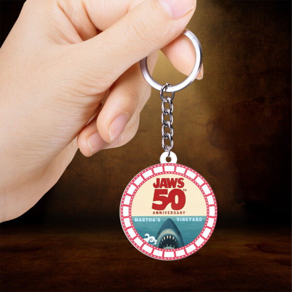 Jaws Custom Shape 2-sided Keychain - GNE NEW352