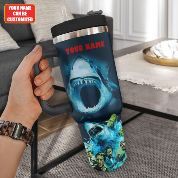 Personalized Jaws 40oz Stanley Tumbler - TANTN 12798