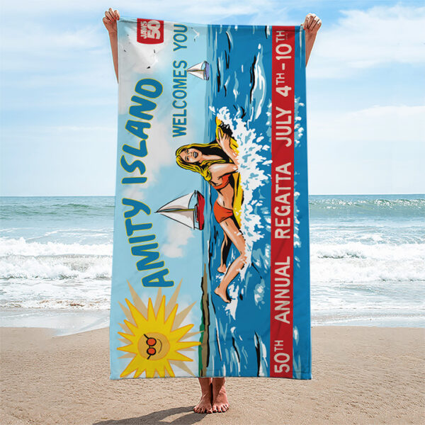 Jaws Rectangle Beach Towel - TANTN 12994