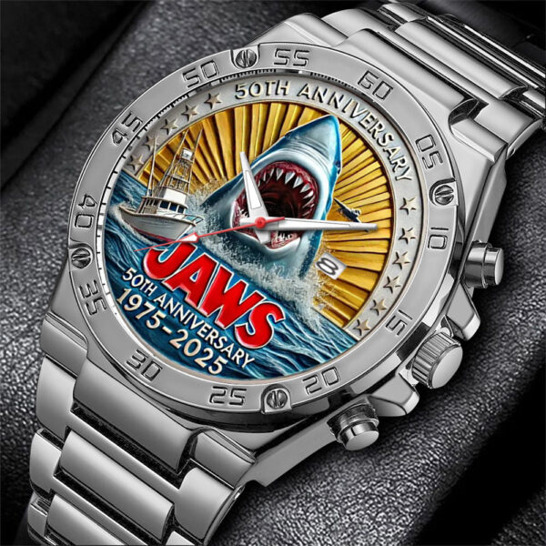 Jaws Gentleman Stainless Steel Watch - TANTN 12507