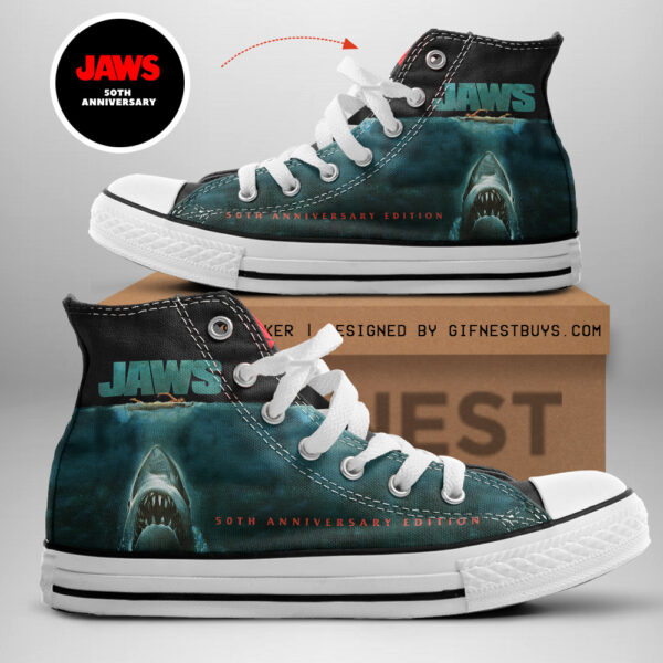 Jaws High Top Canvas Shoes - TANTN 12523