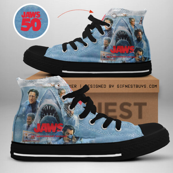Jaws High Top Canvas Shoes - TANTN 12587