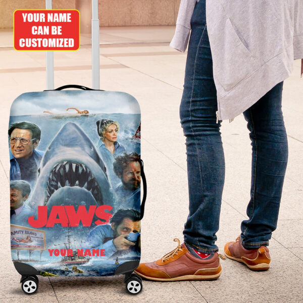 Personalized Jaws Luggage Cover - TANTN 12541