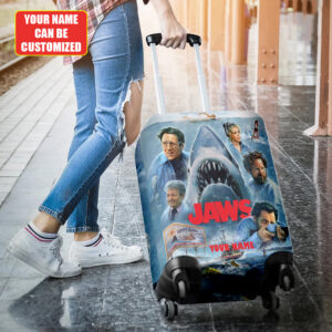 Personalized Jaws Luggage Cover - TANTN 12541