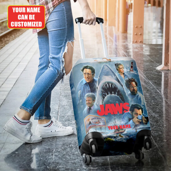 Personalized Jaws Luggage Cover - TANTN 12541