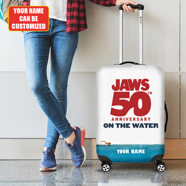 Personalized Jaws Luggage Cover - TANTN 12543
