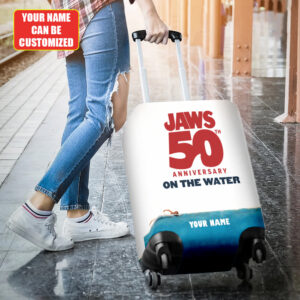 Personalized Jaws Luggage Cover - TANTN 12543