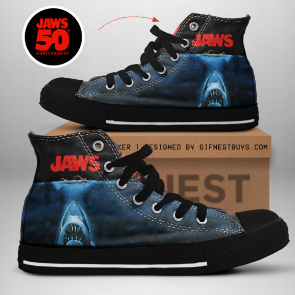 Jaws High Top Canvas Shoes - GNE 3448