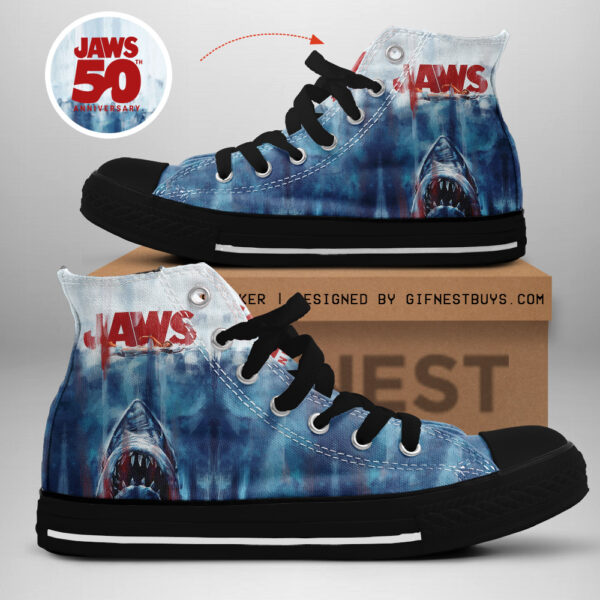 Jaws High Top Canvas Shoes - GNE 3449