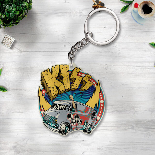 Kiss Band Custom Shape 2-sided Keychain - GNE NEW369