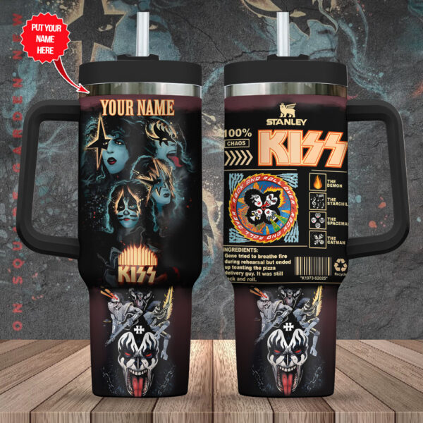 Personalized Kiss Band 40oz Stanley Tumbler - TANTN 12643