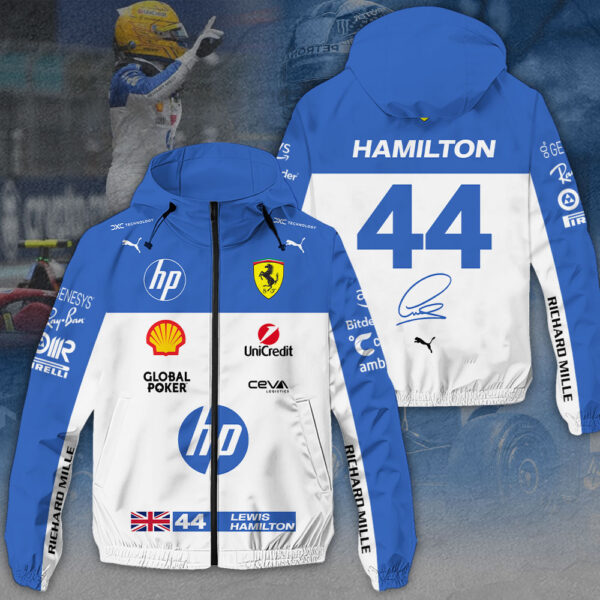 Lewis Hamilton x Scuderia Ferrari 3D Windbreaker Jacket - MAITM 10945
