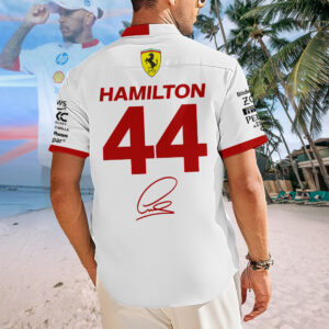Lewis Hamilton x Scuderia Ferrari Short Sleeve Dress Shirt – MAITM 10939