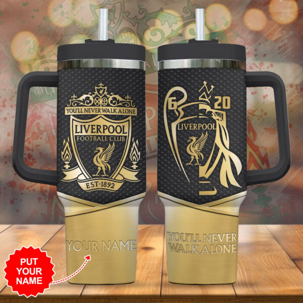 Personalized Liverpool FC 40oz Stanley Tumbler - MAITM 11165