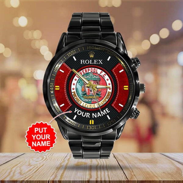 Personalized Liverpool FC x Rolex Black Stainless Steel Watch - MAITM 11037
