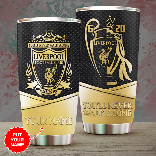 Personalized Liverpool FC Tumbler Cup - MAITM 11156