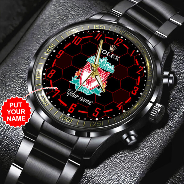 Personalized Liverpool FC x Rolex Black Stainless Steel Watch - MAITM 11276