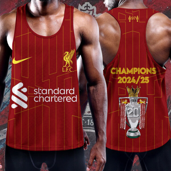 Liverpool FC Y-Back Muscle Tank Top - HOATT 10595