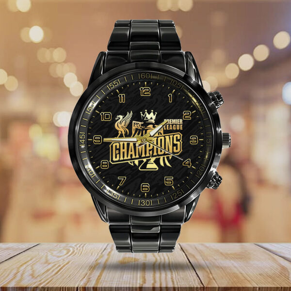 Liverpool FC Black Stainless Steel Watch - GNE NEW317