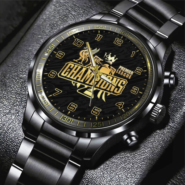 Liverpool FC Black Stainless Steel Watch - GNE NEW317