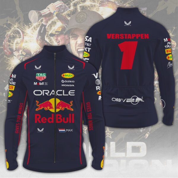 MV1 x Red Bull Racing F1 Long Sleeve Cycling Jersey - MAITM 11022